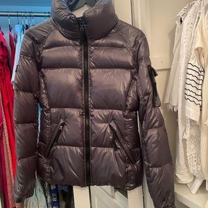 SAM puffer coat- metallic grey